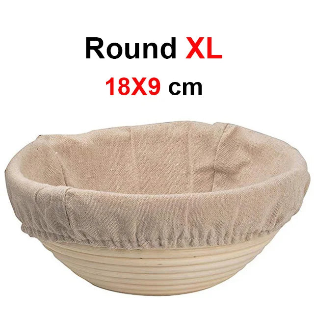 Oval Rattan Wicker Dough Fermentation Bread Basket