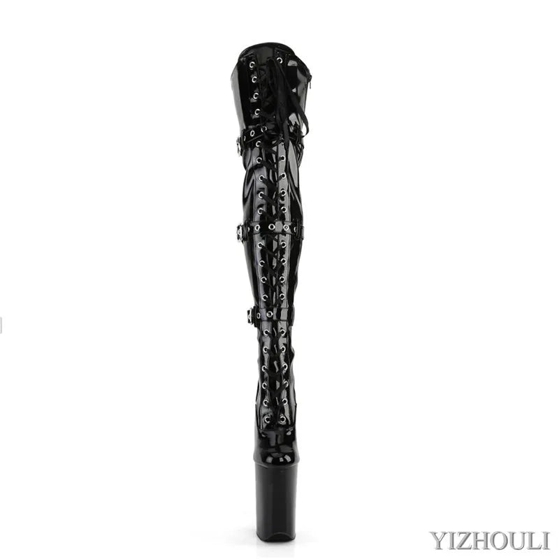 Gladiator thigh high boots