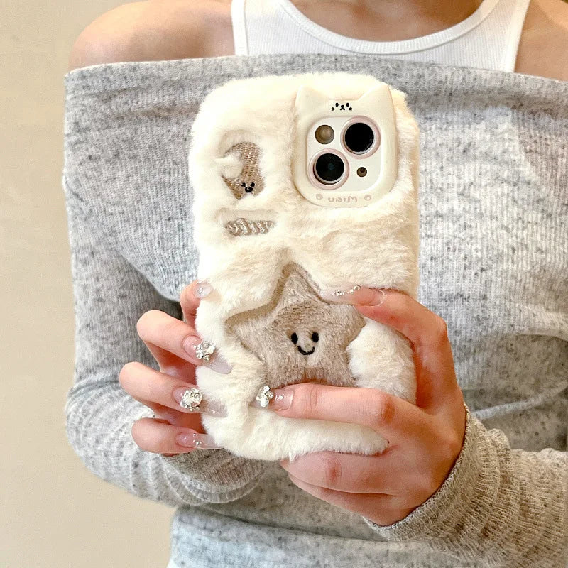 Plush Warm Fashion Mobile Phone Cases