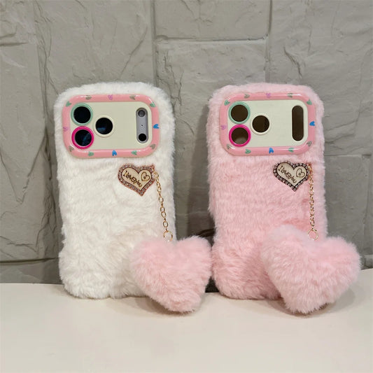 Kawaii Stylish Soft Plush Sweet Warm Phone Case
