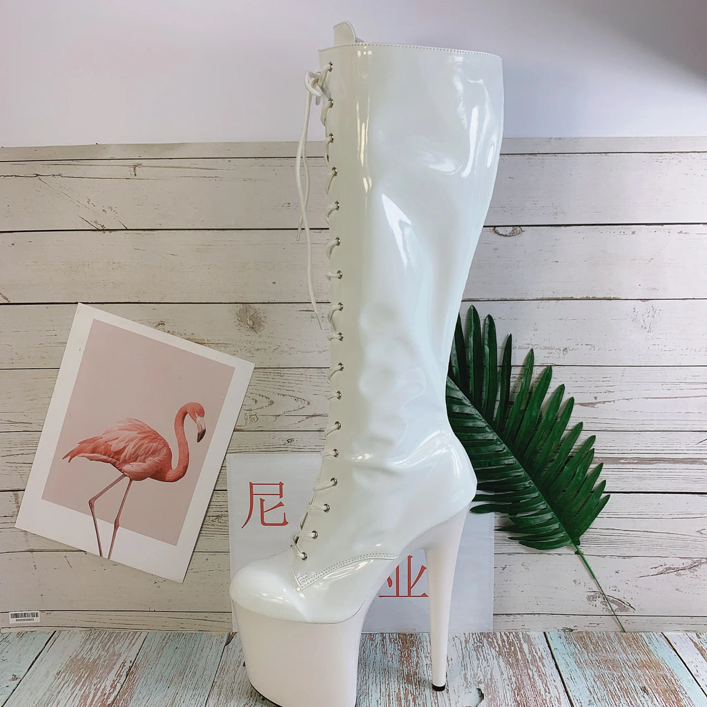 8 inch high heel boots