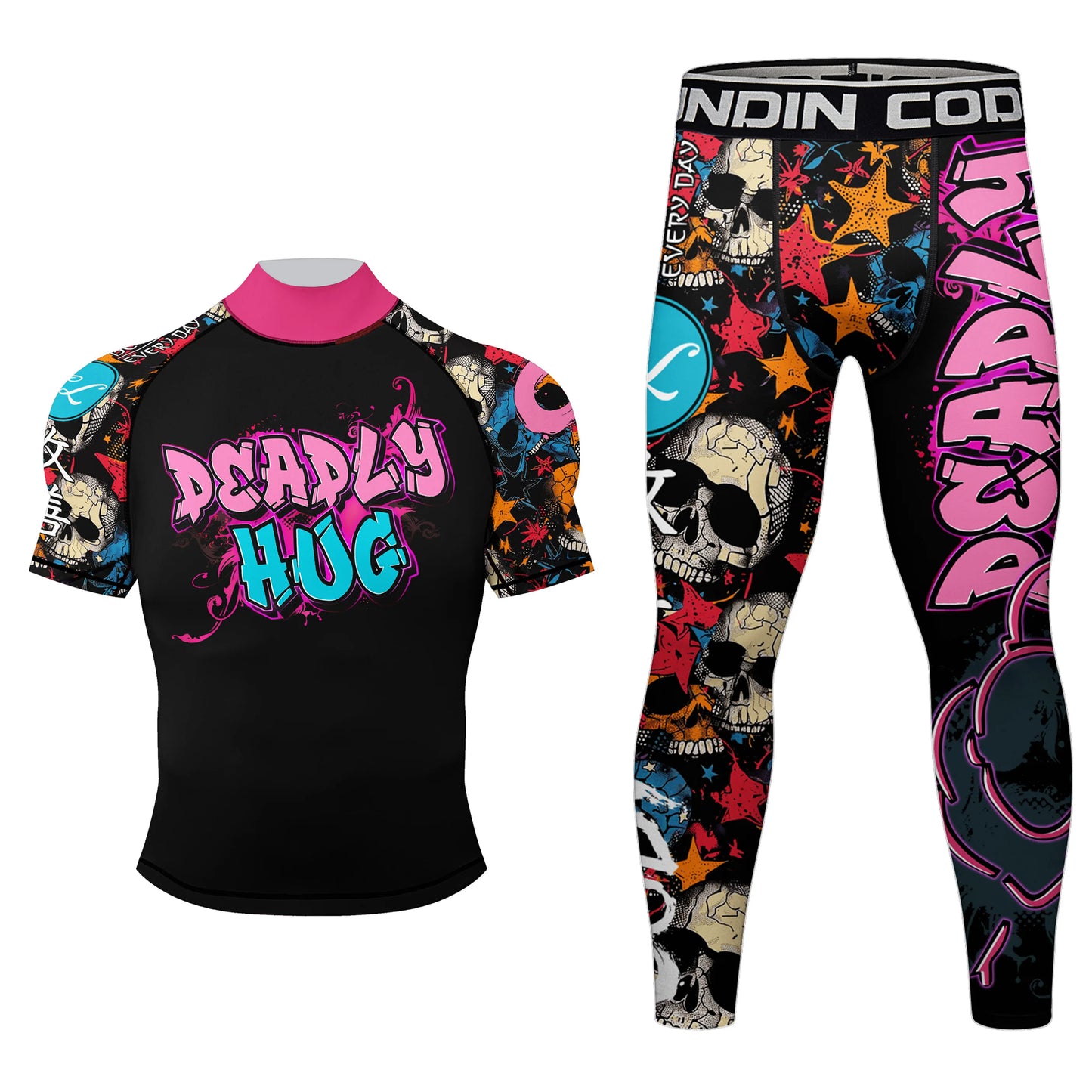 Hot Designs Rash Guards Shorts MMA BJJ Sets