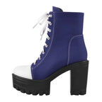 Ankel Boots Block Chunky Heels
