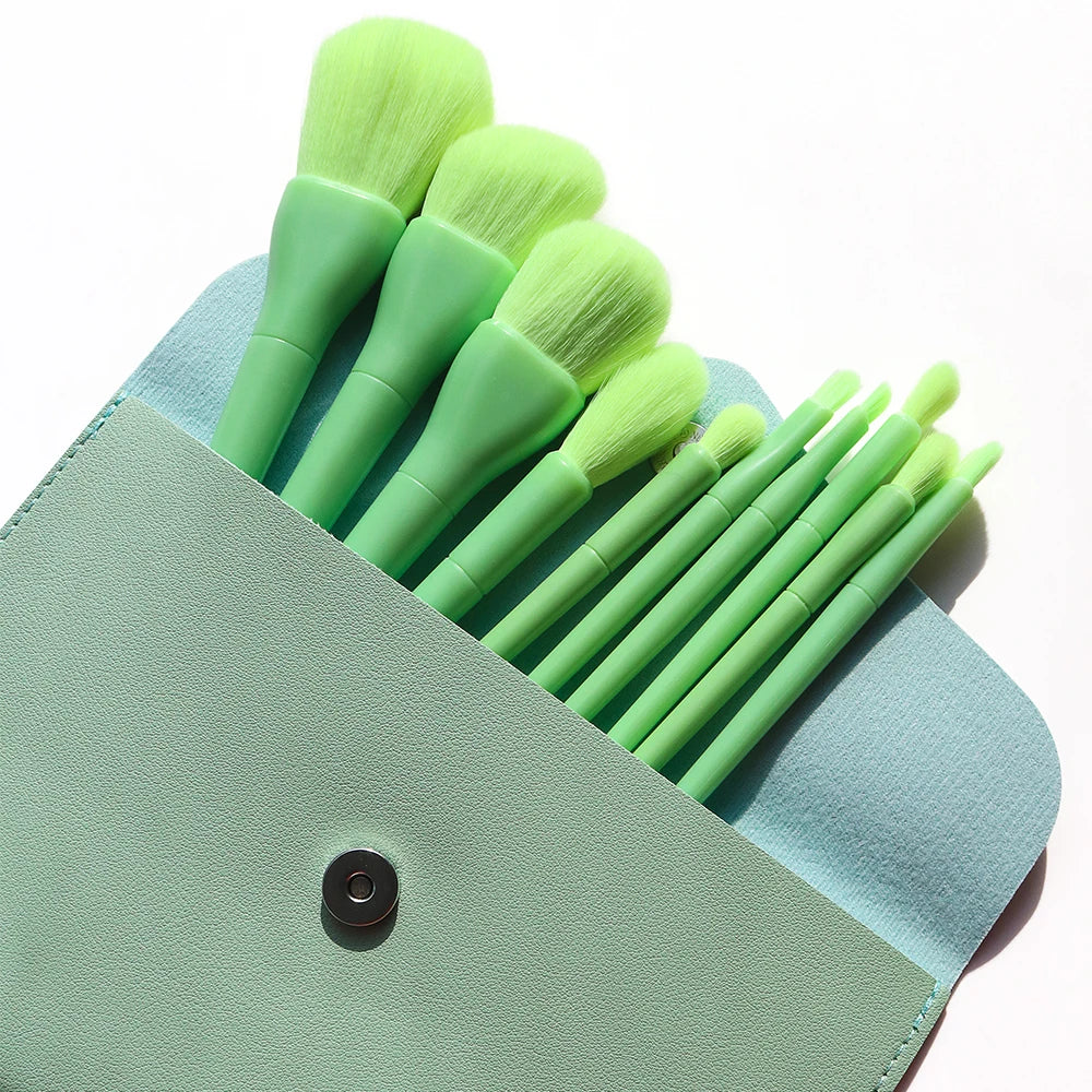 GAHAMACA Makeup Brushes Set 10pcs
