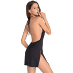 Solid Bodycon Mini Dress