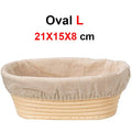 Oval Rattan Wicker Dough Fermentation Bread Basket