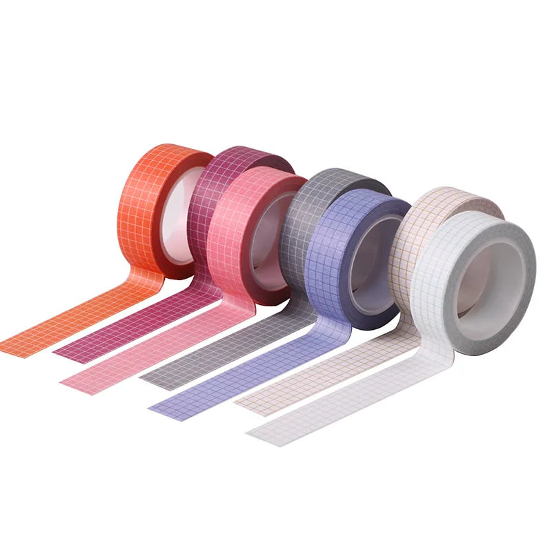 Color Grid Washi Tape Set