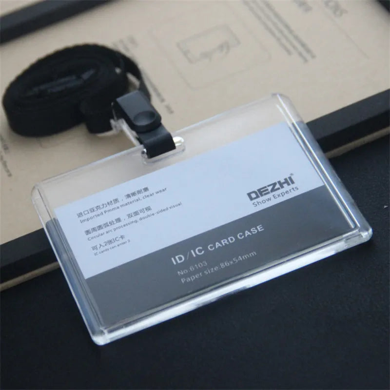 ID Card Holder Keychain