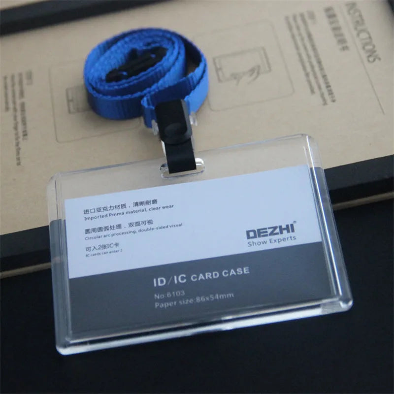 ID Card Holder Keychain