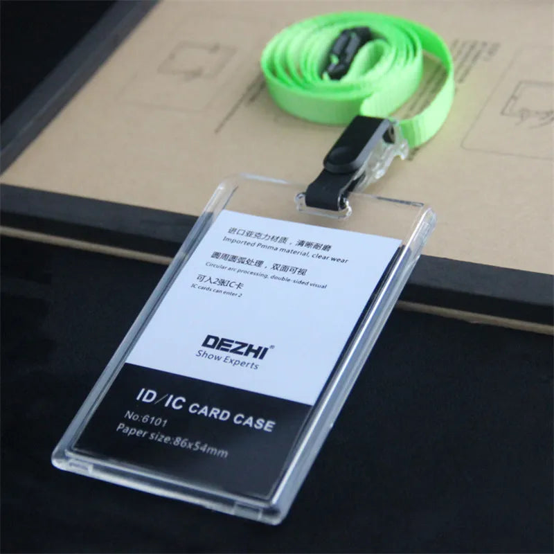 ID Card Holder Keychain