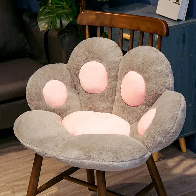 Bear & Cat Paw Pillow Animal Cushion Stuffed Plush Sofa