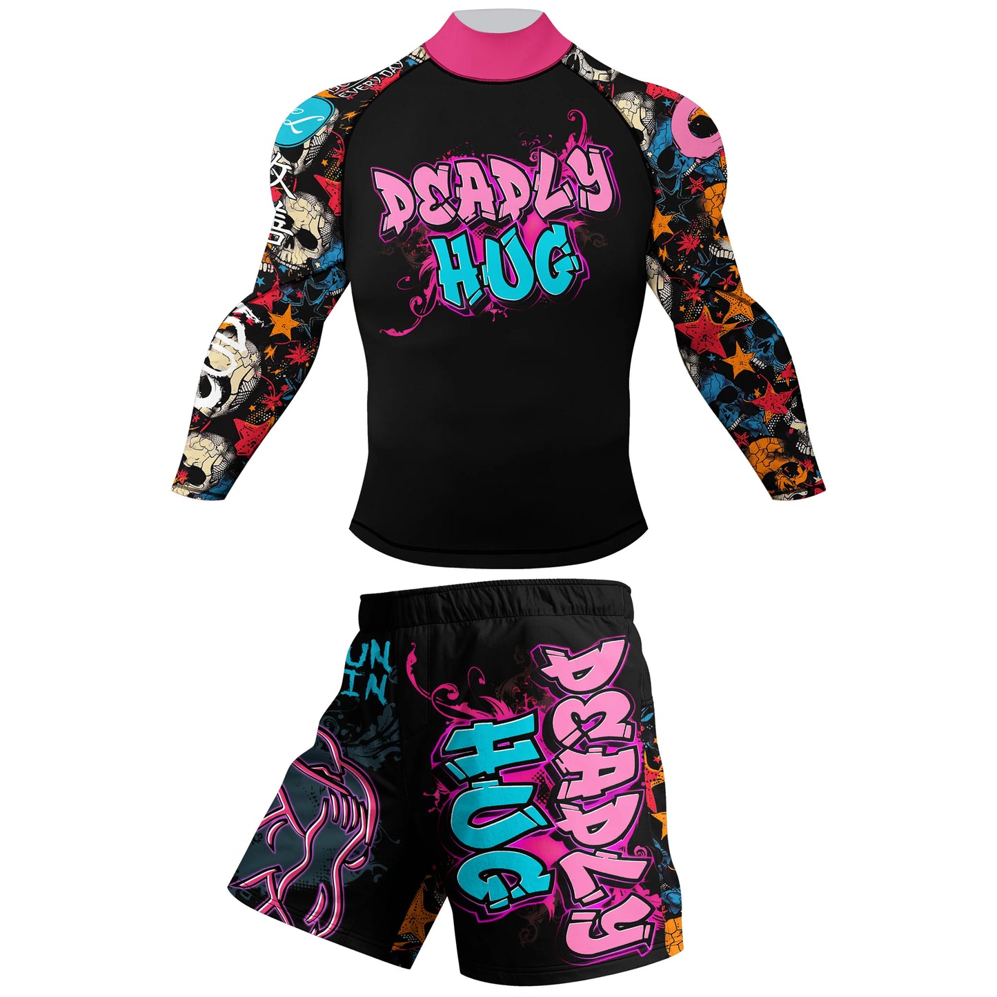 Hot Designs Rash Guards Shorts MMA BJJ Sets
