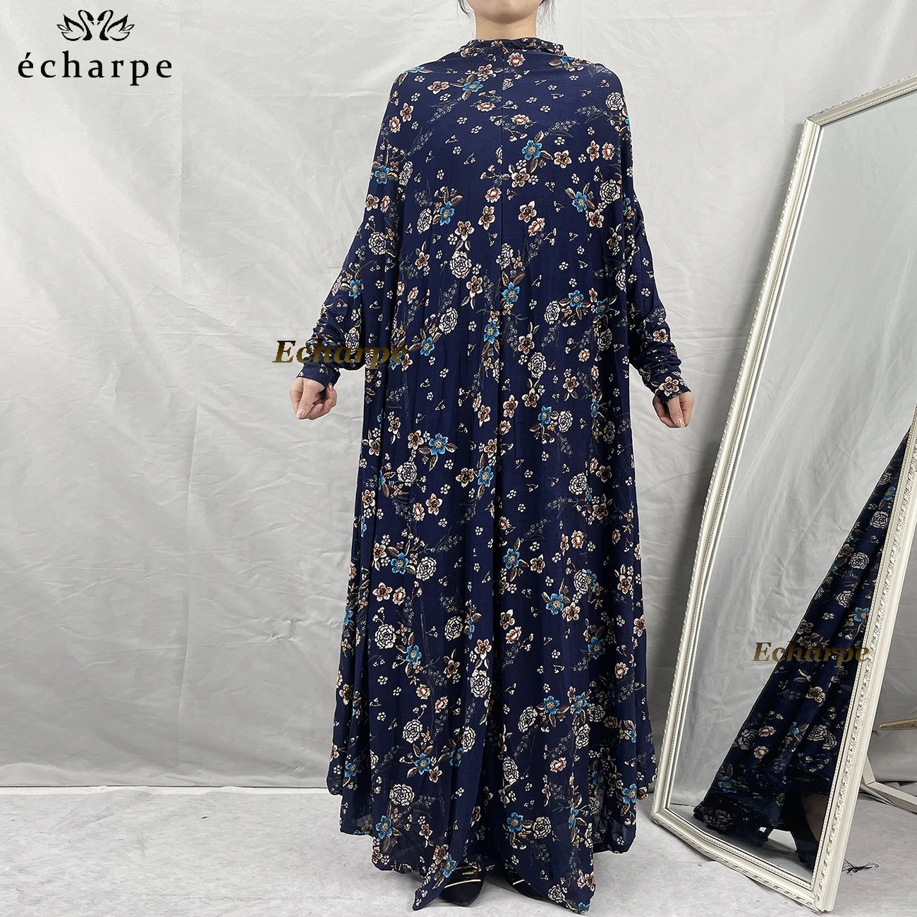 1 Pieces Muslim Hijabs Dress Women's