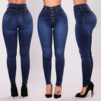 High Waist Push Up Jeans
