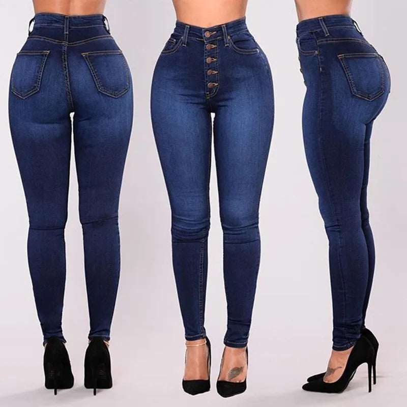 High Waist Push Up Jeans