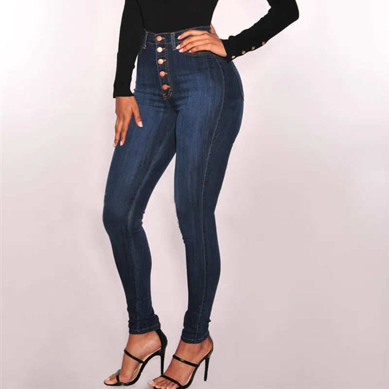 High Waist Push Up Jeans