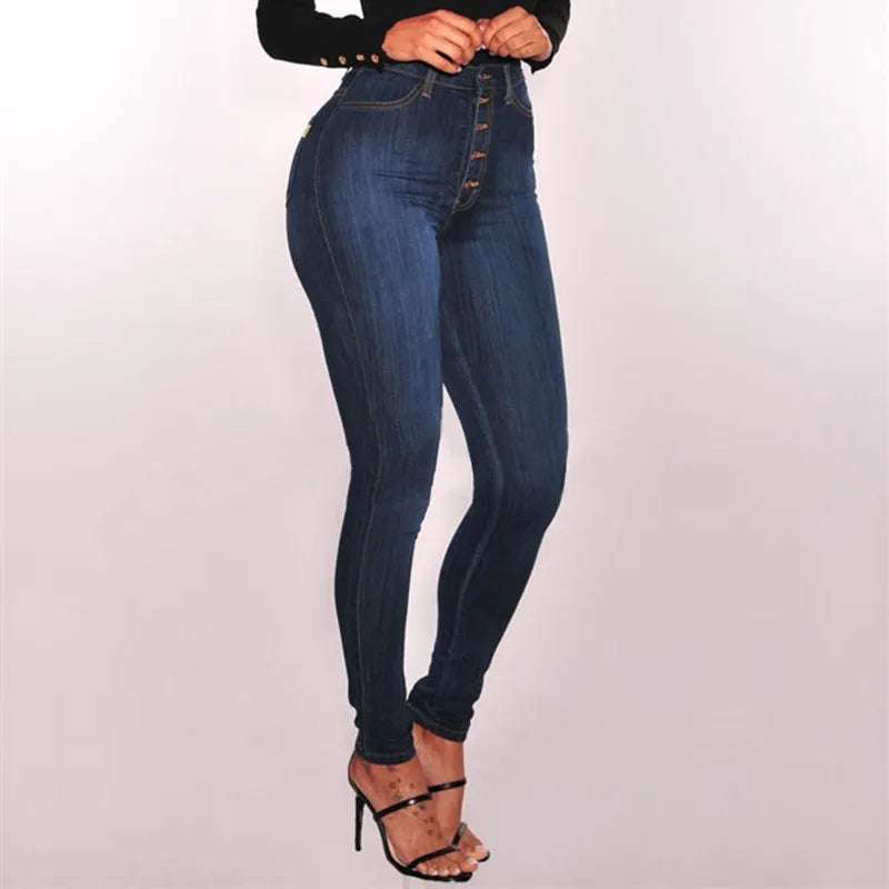 High Waist Push Up Jeans