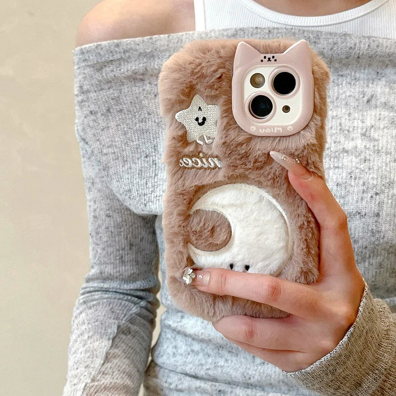 Plush Warm Fashion Mobile Phone Cases