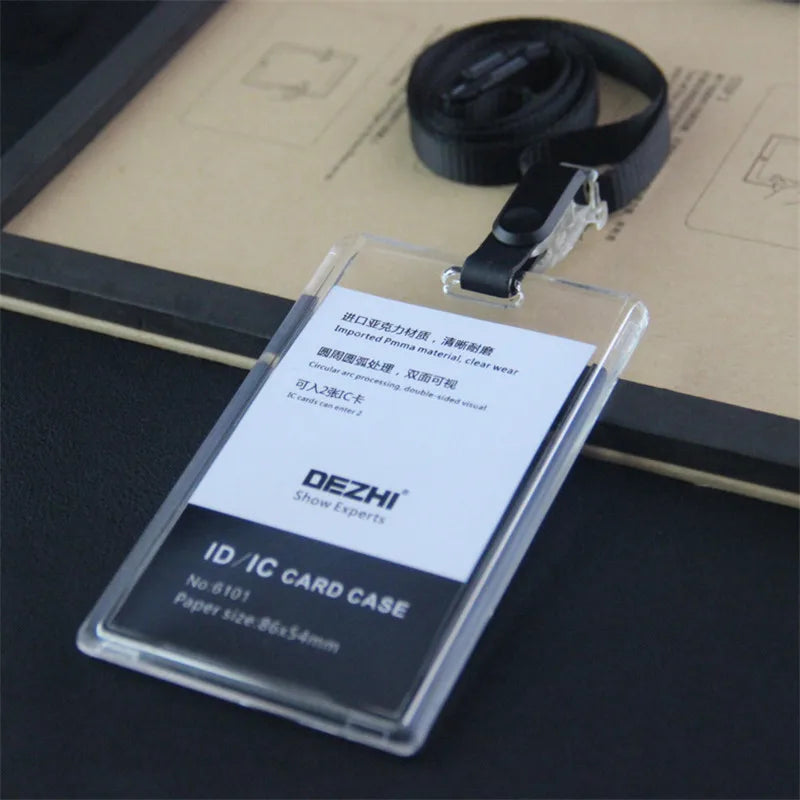 ID Card Holder Keychain