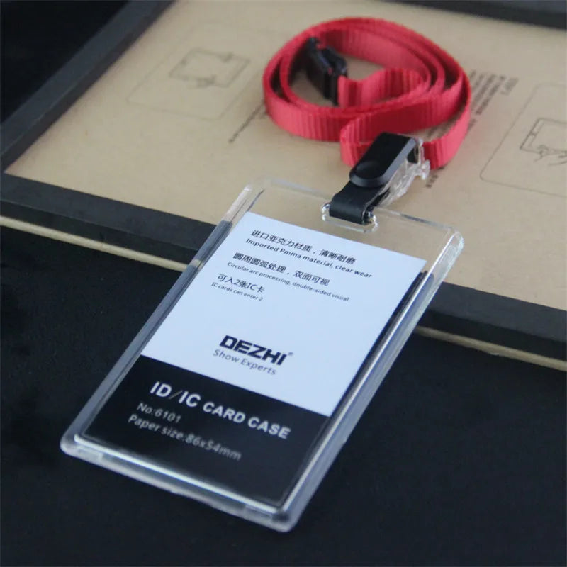 ID Card Holder Keychain