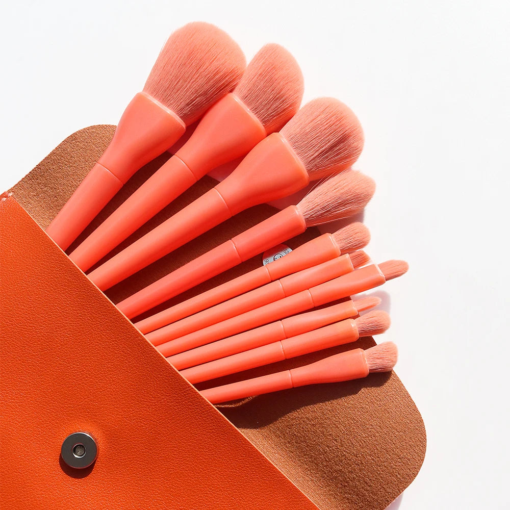 GAHAMACA Makeup Brushes Set 10pcs