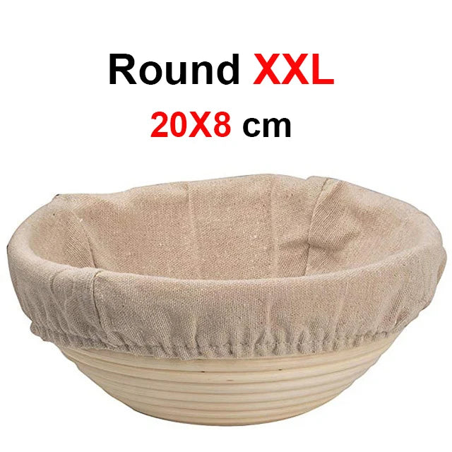 Oval Rattan Wicker Dough Fermentation Bread Basket