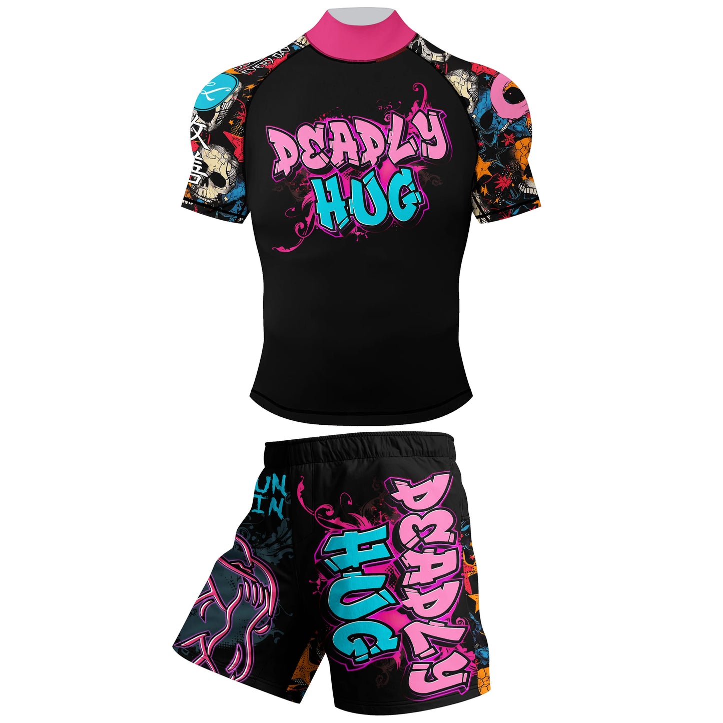 Hot Designs Rash Guards Shorts MMA BJJ Sets