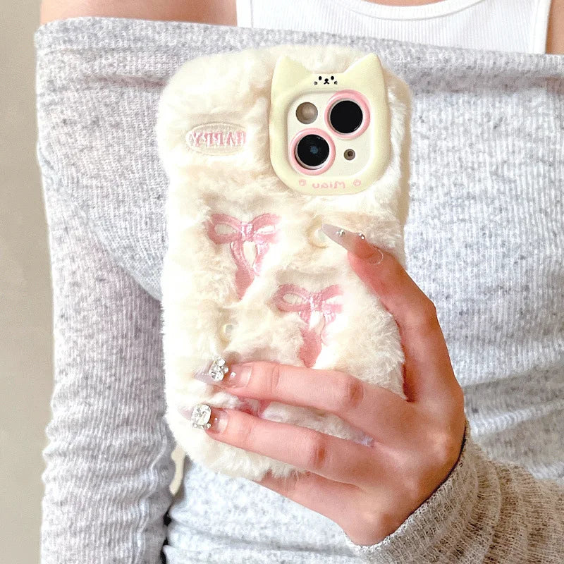Plush Warm Fashion Mobile Phone Cases