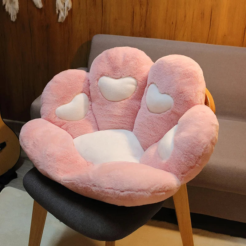 Bear & Cat Paw Pillow Animal Cushion Stuffed Plush Sofa