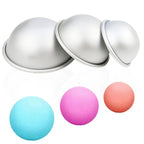 2PCS Round Aluminium Alloy Bath Molds