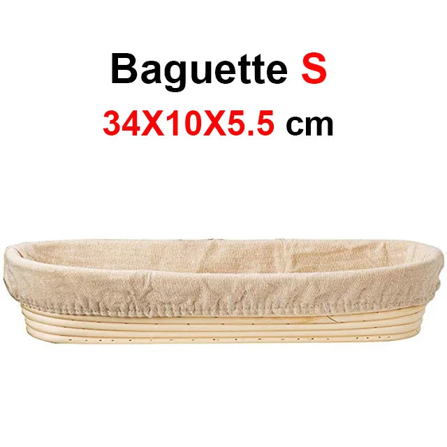 Oval Rattan Wicker Dough Fermentation Bread Basket