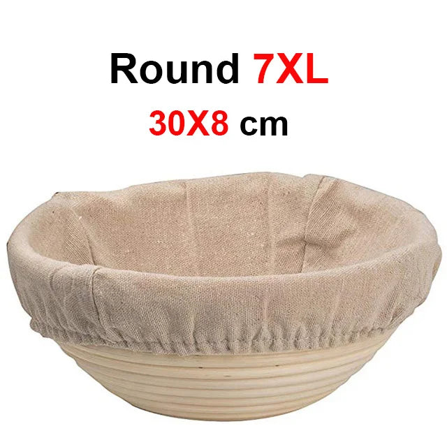 Oval Rattan Wicker Dough Fermentation Bread Basket