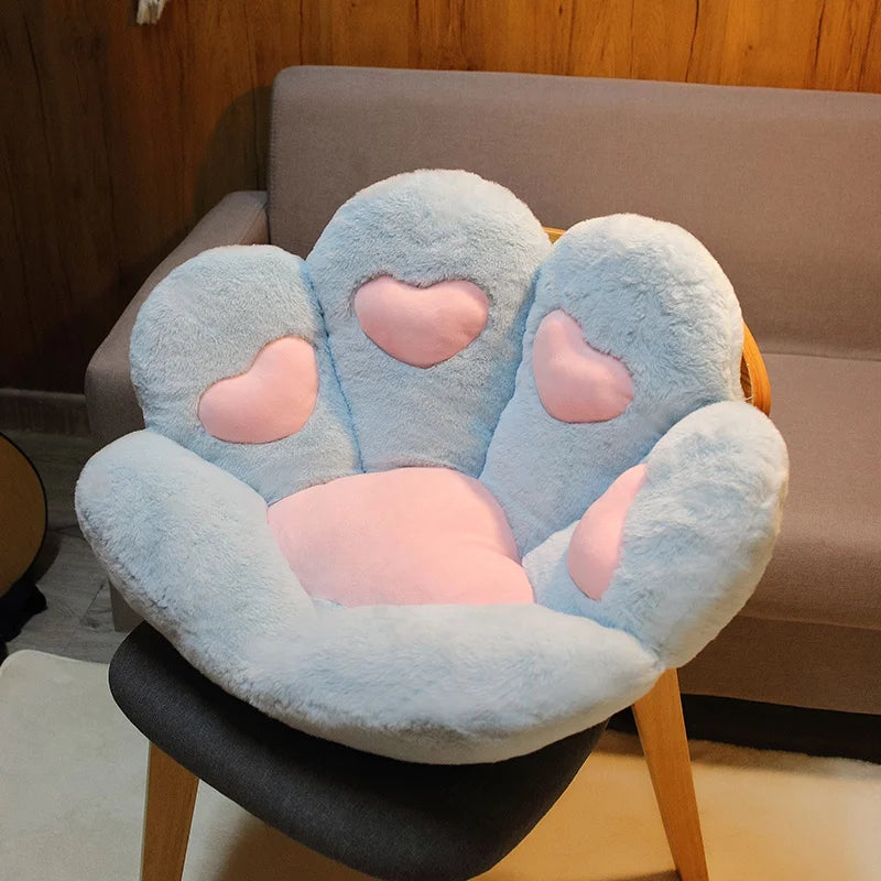 Bear & Cat Paw Pillow Animal Cushion Stuffed Plush Sofa