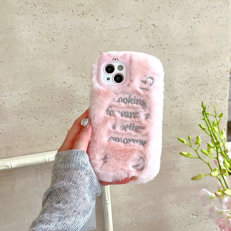 Plush Warm Fashion Mobile Phone Cases