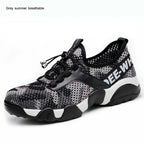 Men Steel Toe Work Safety Shoes