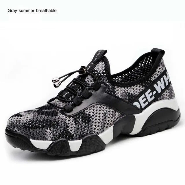 Men Steel Toe Work Safety Shoes
