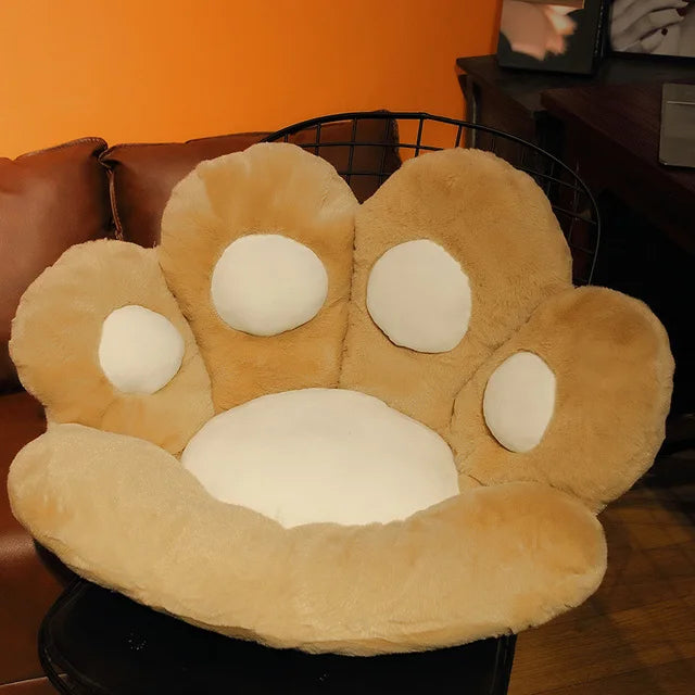 Bear & Cat Paw Pillow Animal Cushion Stuffed Plush Sofa