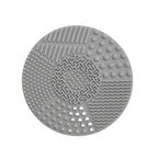 Silicon heart shaped makeup brush cleaner pads