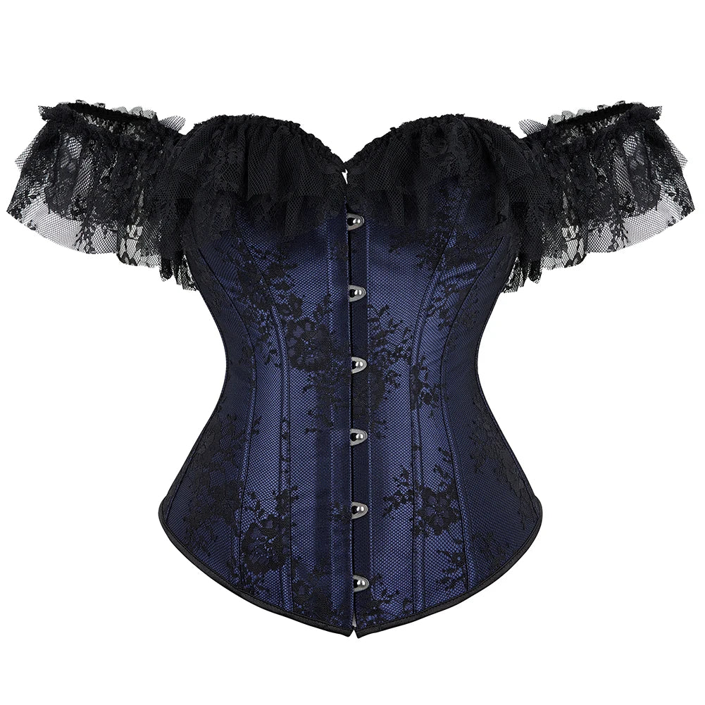 Floral Overbust Corset