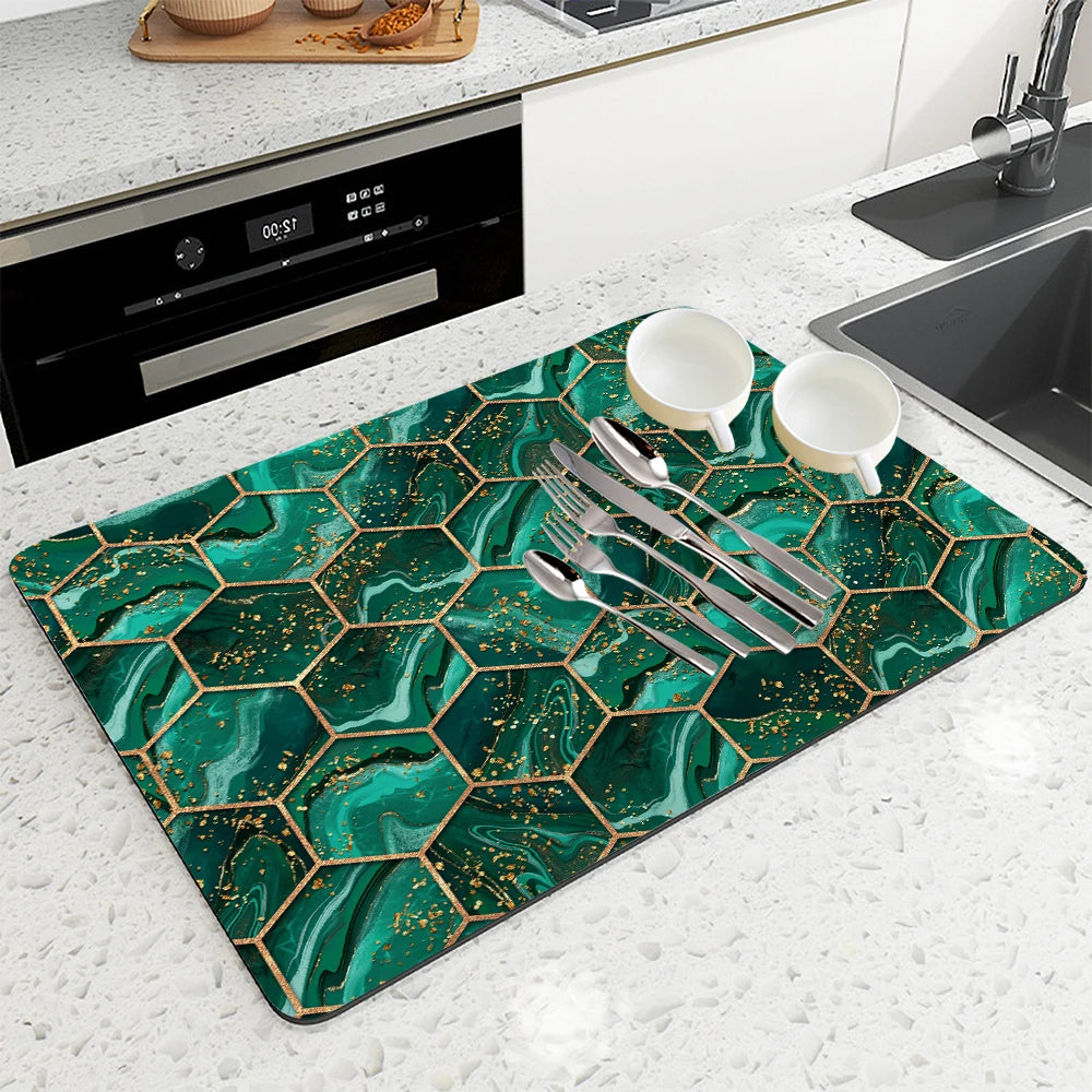 Absorbent Anti-slip Coffee Dish Mats