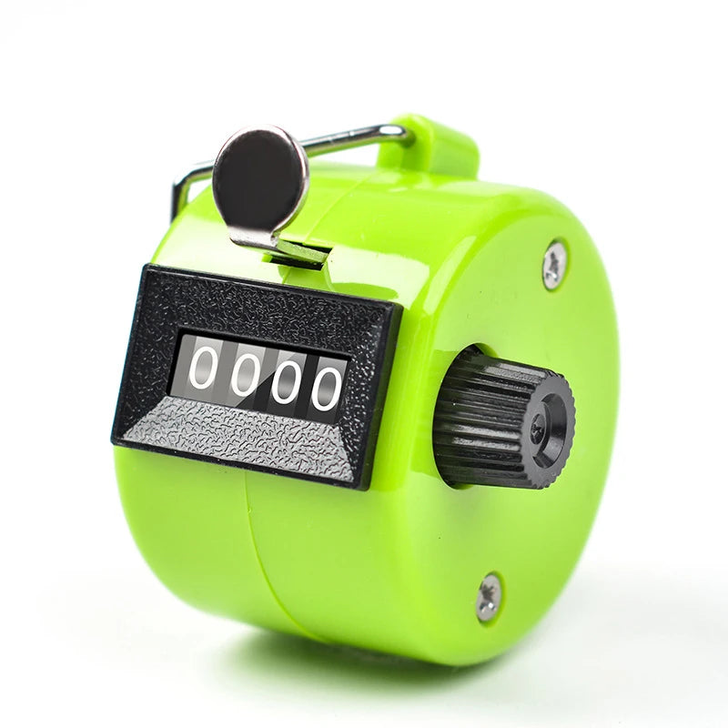 Mechanical Counter Four Digit Manual Recording Traffic