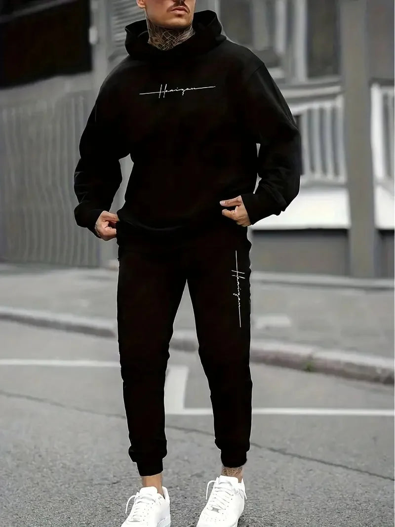 Fall Printed Jogger Set