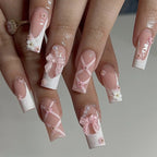 24pcs Coffin Shaped Nails