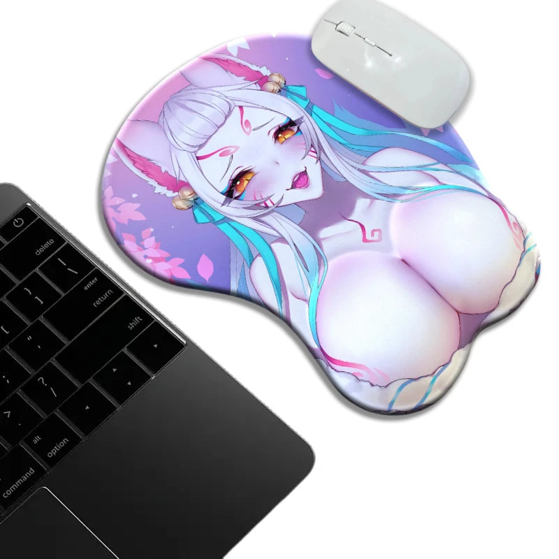 Wrist Rest 3D Soft and Smooth Silicone Mouse Pad