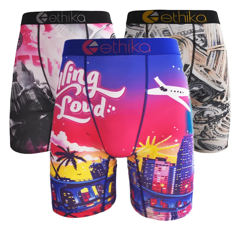 Mens Anti-Ride Up Boxer Briefs