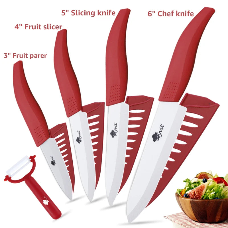 Ceramic Kitchen Knives Set