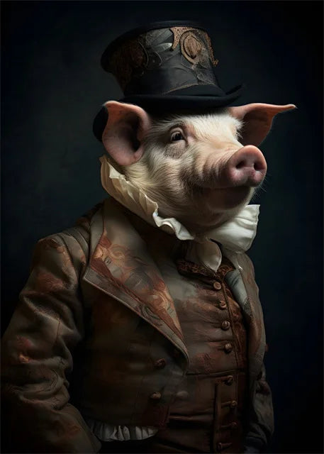 Aristocrat Animals Portrait Posters