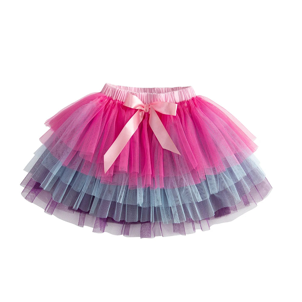 Layer Gradient Princess Tutu Skirt