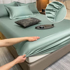 Ice Silk Fitted Sheet 90x200cm