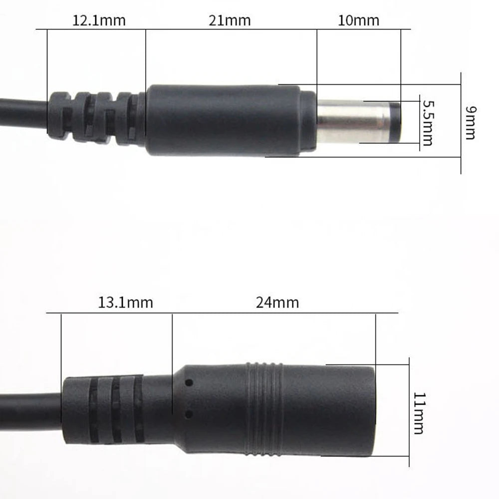 5M 10M DC12V Power Extension Cable